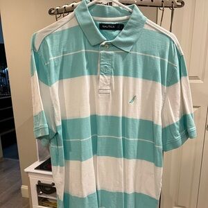 Nautica men’s polo shirt large